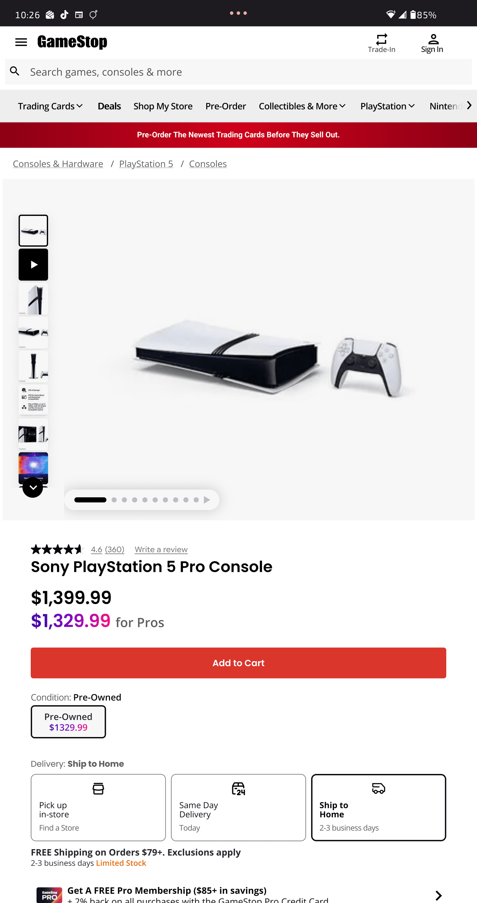 【海外の反応】中古PS5Proが新品超えの1400ドルに→GTA6便乗の高騰にスレ民呆れる